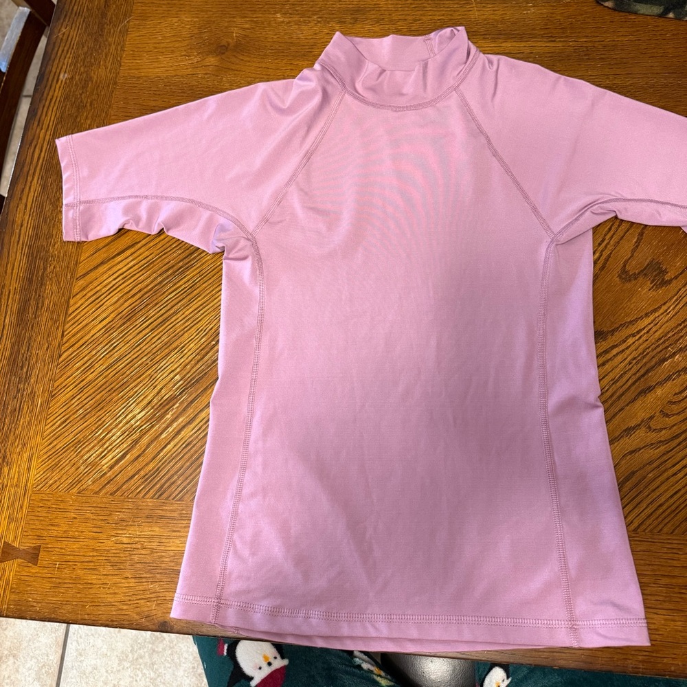 Patagonia Kids Light Purple Swim Rashguard